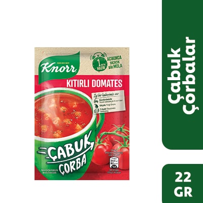 Knorr Çabuk Çorba Kıtırlı Domates 22GR - 